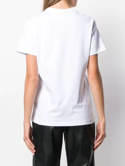 Shop Amen Logo Print T-shirt In White