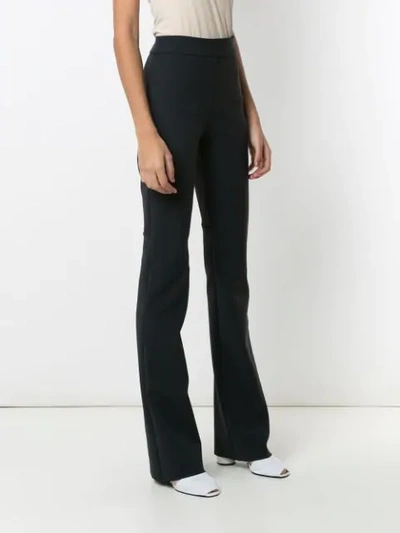 Shop Gloria Coelho Straight Trousers In Black