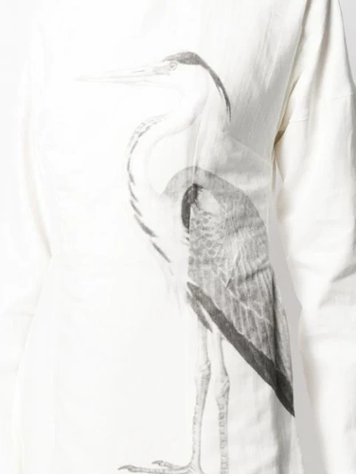 Shop Jil Sander 'lilian' Kleid In White