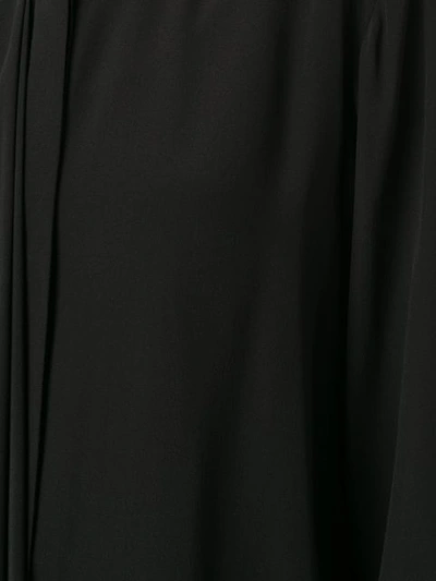Shop Stella Mccartney Draped-panel Blouse In Black