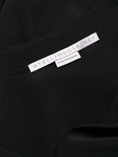 Shop Stella Mccartney Draped-panel Blouse In Black