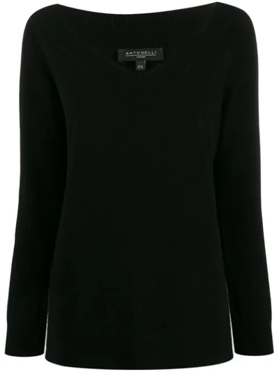 Shop Antonelli Pullover Mit V-ausschnitt In Col. 8000