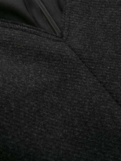Shop Theory Wool Shift Dress In Black