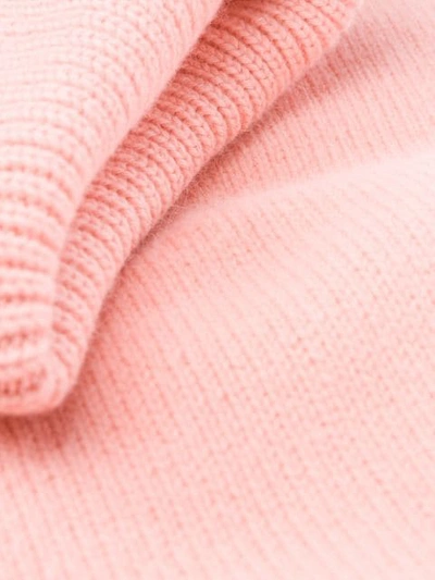 Shop Laneus Rollneck Knit Sweater In Pink