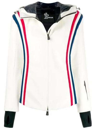 Shop Moncler Hooded Padded Jacket In White