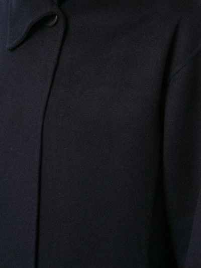 Shop Anteprima Wrap Front Coat In Black