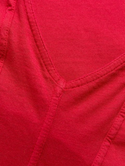 Shop Rick Owens Drkshdw Backless Short Dress In Red
