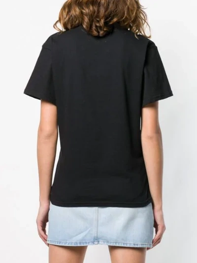 Shop Alberta Ferretti Logo Embroidered T-shirt - Black