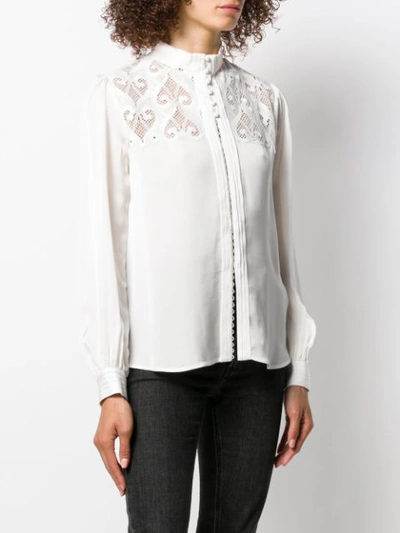 Shop Sandro Besticktes Hemd In White