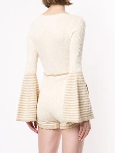 HEAVEN HELP RIBBED KNIT PLAYSUIT