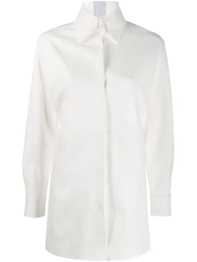 Shop Fendi Camicia Shirt In White