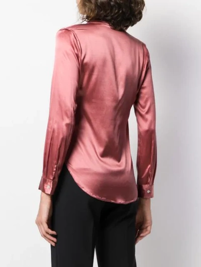 Shop Blanca V-neck Blouse In Pink