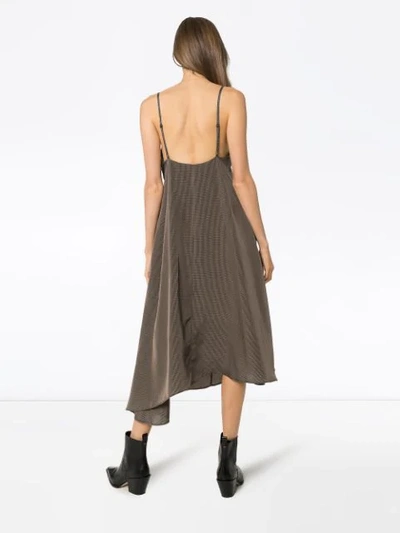 CHECKED MAXI DRESS