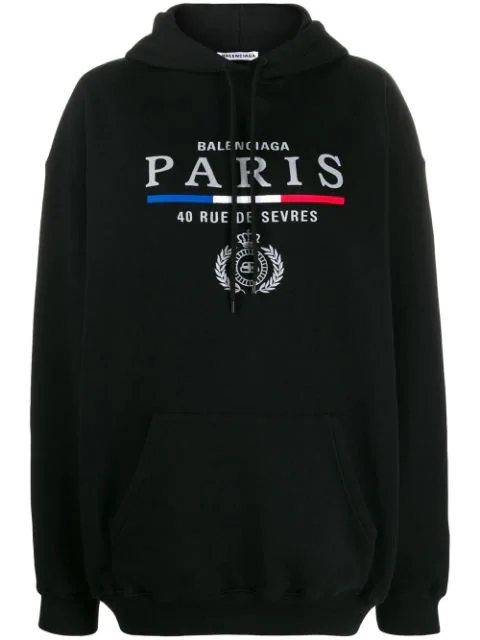balenciaga black sweatshirt