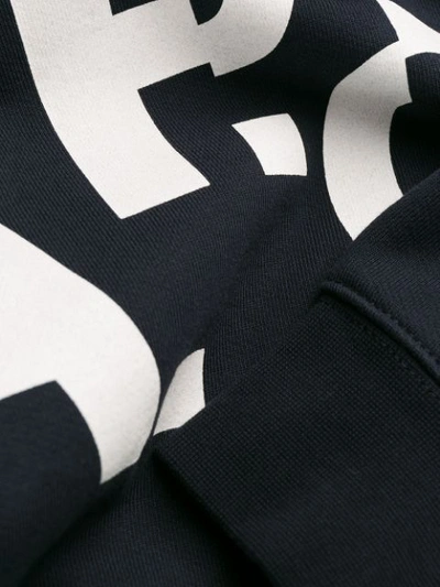 A.P.C. LOGO PRINT SWEATSHIRT - 蓝色