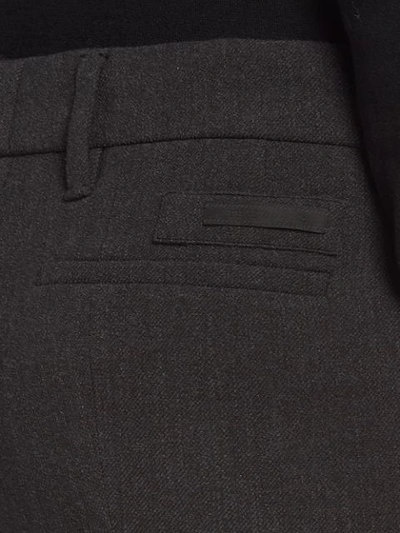 Shop Prada Slim Trousers In Grey