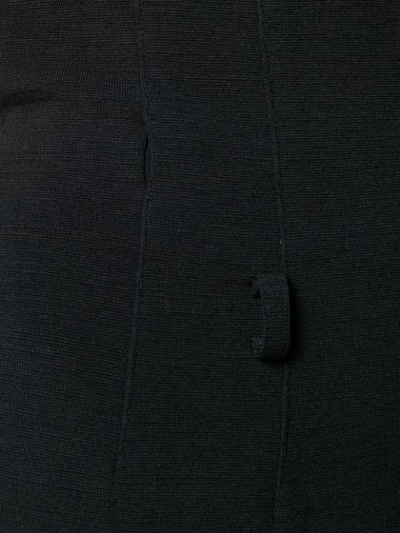 Pre-owned Comme Des Garçons 1989 High Rise Cropped Trousers In Black