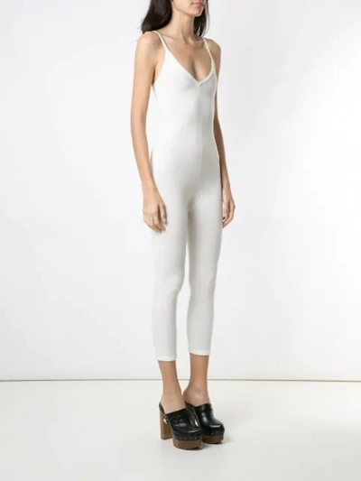 Shop Andrea Bogosian Perry Jumpsuit In White