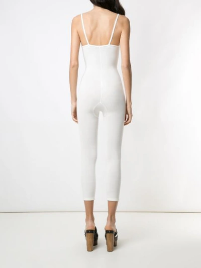 Shop Andrea Bogosian Perry Jumpsuit In White