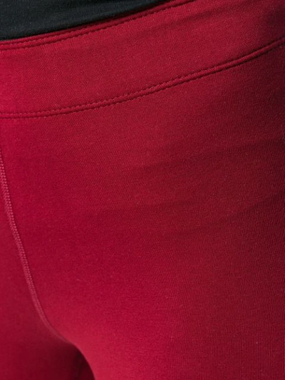 Shop Nike Leg-a-see Logo Print Leggings In Red