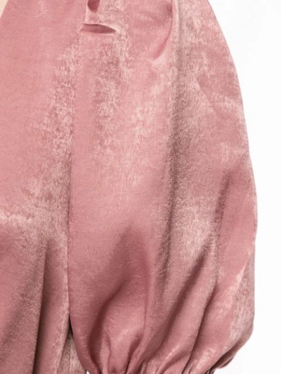 We Are Kindred Frenchie Crepe De Chine Cropped Top In Pink