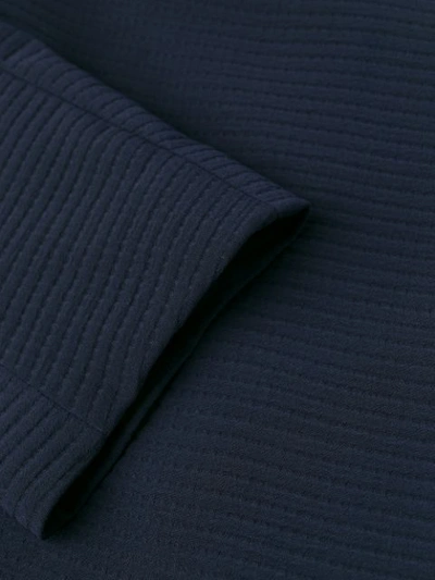 Shop Emporio Armani Slim-fit Collarless Blazer In Blue