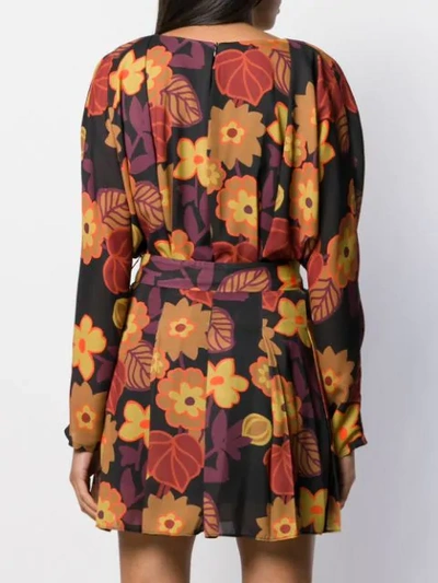 Shop Dodo Bar Or Gloria Floral Print Dress In Black