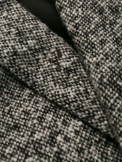 Shop Stella Mccartney Melange Knit Wool Blazer In Grey