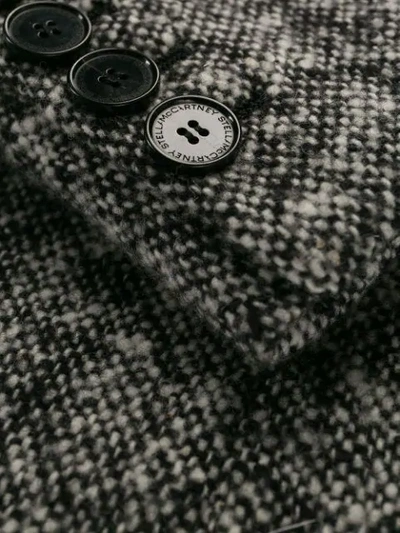 Shop Stella Mccartney Melange Knit Wool Blazer In Grey