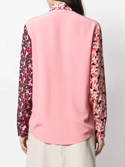 Shop Stella Mccartney Mixed Floral-print Shirt In Pink