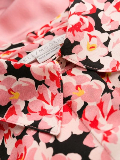 Shop Stella Mccartney Mixed Floral-print Shirt In Pink