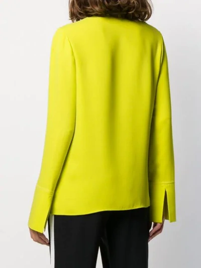 Shop Joseph Button-front Shirt In Green