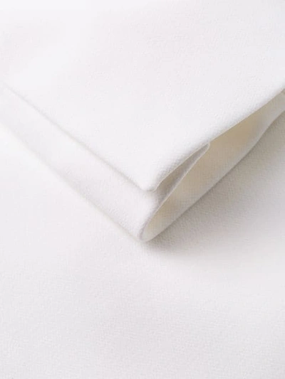 Shop Carmen March Doppelreihige Cropped-jacke In White