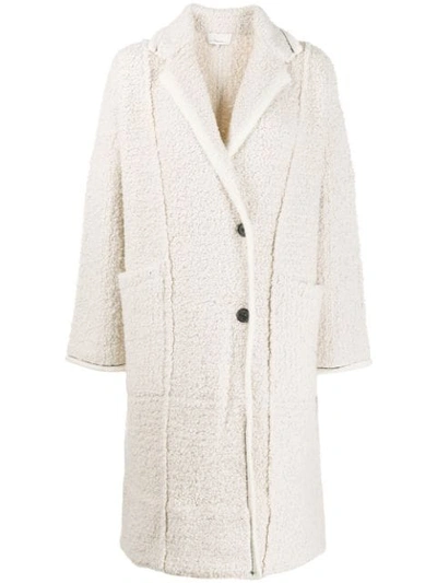 Shop 3.1 Phillip Lim / フィリップ リム Single-breasted Textured Coat In Neutrals