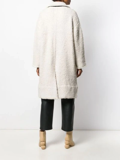 Shop 3.1 Phillip Lim / フィリップ リム Single-breasted Textured Coat In Neutrals