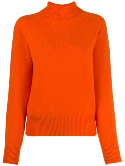 Shop Ymc You Must Create Relaxed-fit Knit Jumper In Orange