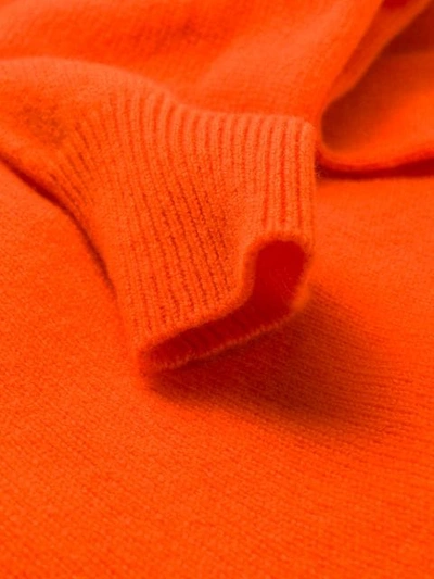 Shop Ymc You Must Create Relaxed-fit Knit Jumper In Orange