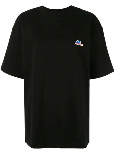 Shop Ader Error Oversized Fit T-shirt In Black