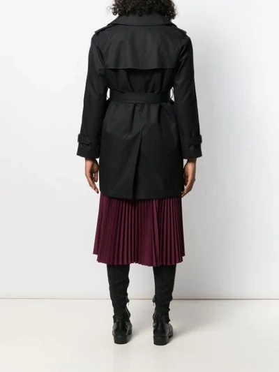 Shop Mackintosh Muie Trench Coat In Black