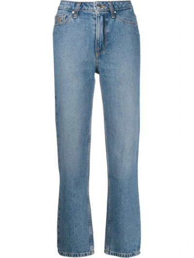 Shop Tommy Hilfiger High-waist Jeans In Blue