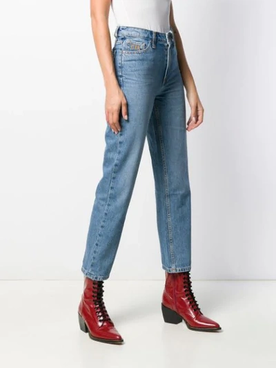 Shop Tommy Hilfiger High-waist Jeans In Blue