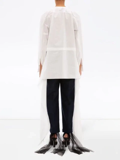 Shop Jw Anderson Tab Details A-line Dress In White