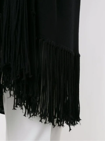 Shop Alcaçuz Fringed Nice Kimono In Black