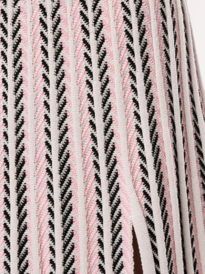 Shop Molli Lisa Knit Midi Skirt In Pink