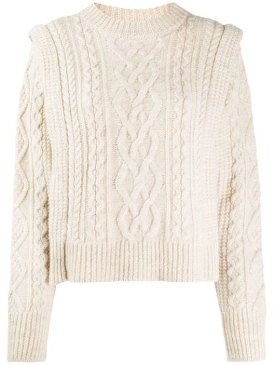 Shop Isabel Marant Étoile Taye Sweater In White