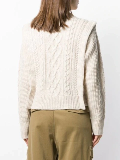 Shop Isabel Marant Étoile Taye Sweater In White