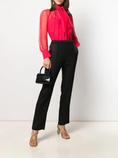 Shop Max Mara Tailored Trousers In Black