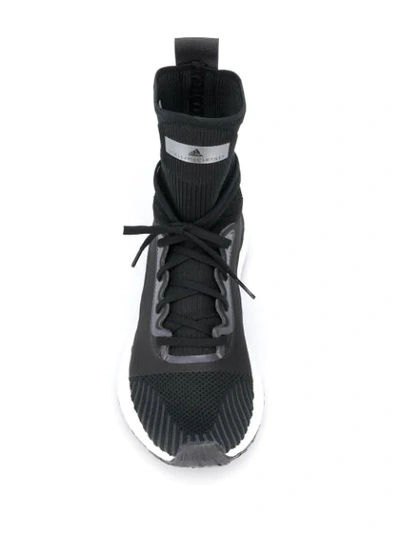 Shop Adidas By Stella Mccartney Pulseboost Hd Sneakers In Black