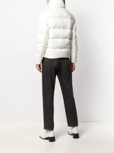 Shop Duvetica Hooded Padded Jacket In White