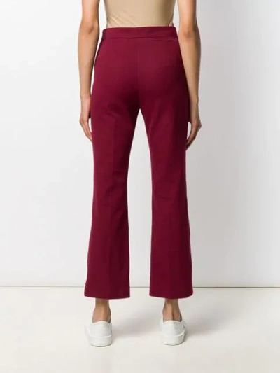 Shop Joseph Tailored Cropped Trousers In Red